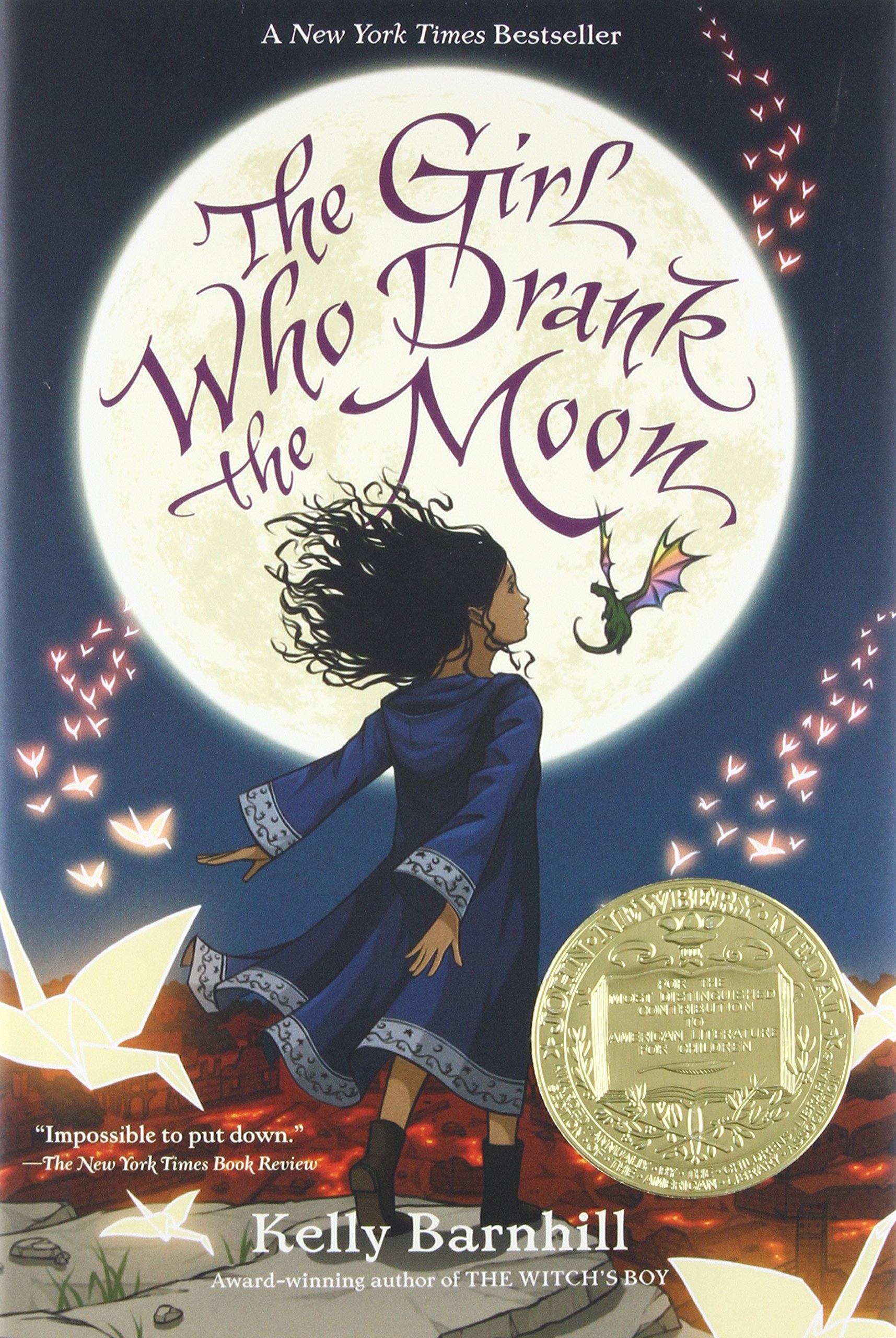 The Girl Who Drank The Moon Book Cover